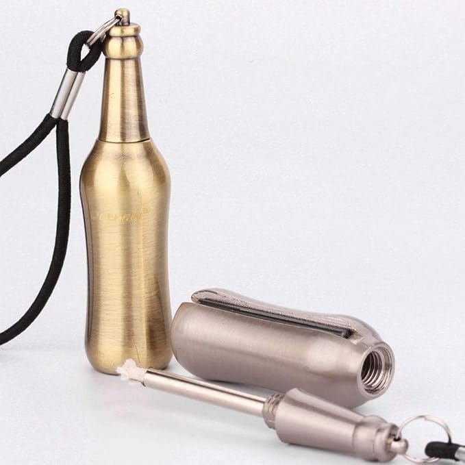 Permanent Match Lighter Keychain