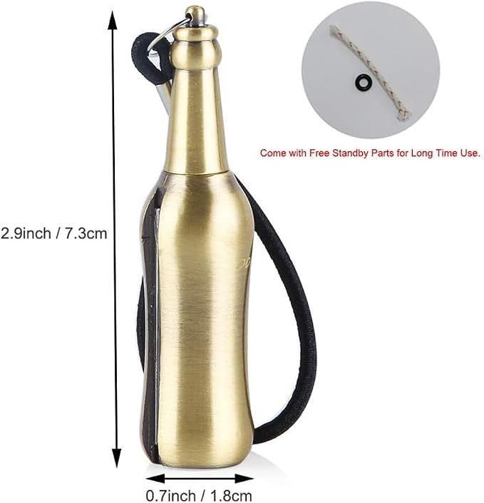 Permanent Match Lighter Keychain