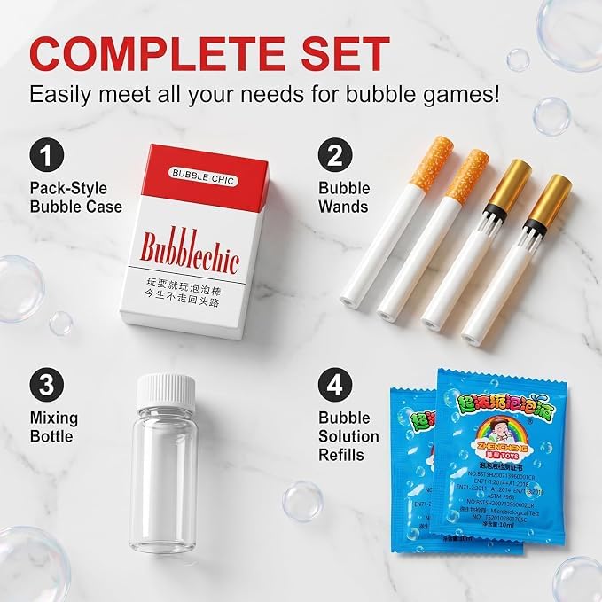Bubble Cigarette Pack