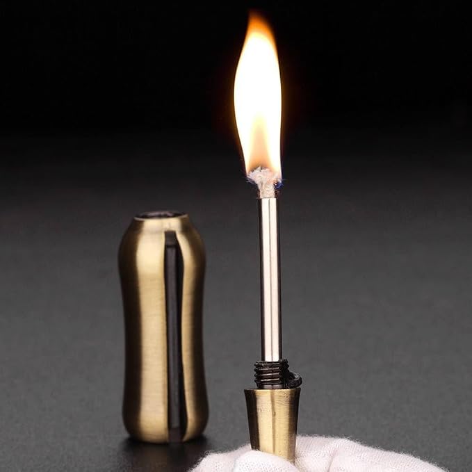 Permanent Match Lighter Keychain