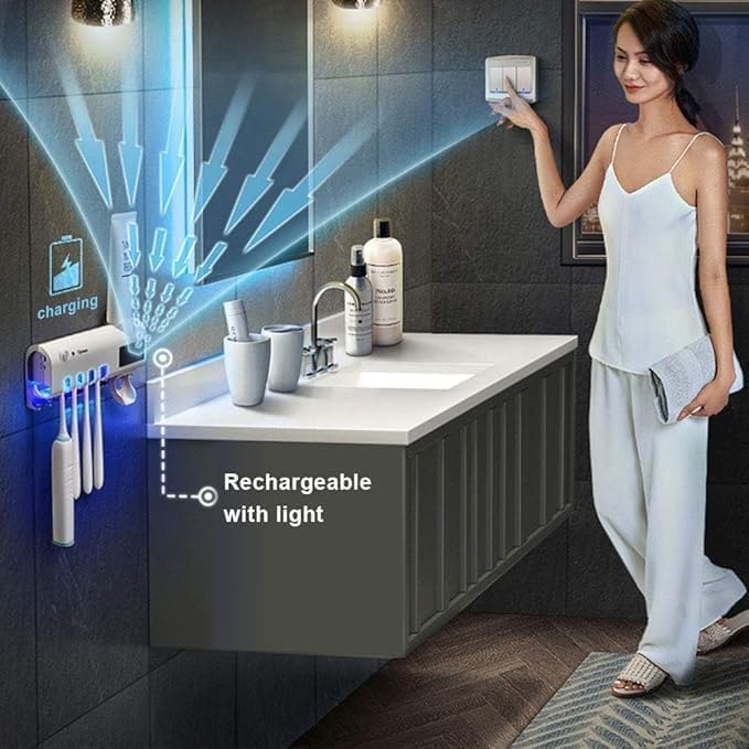 UV Toothbrush Sterilizer & Dispenser