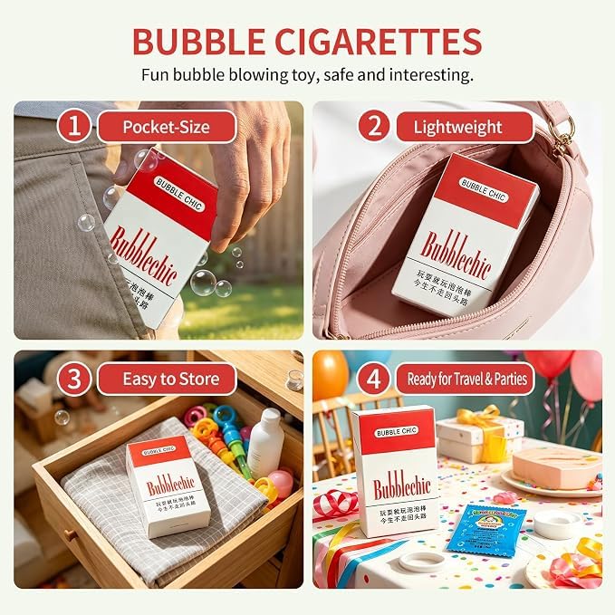 Bubble Cigarette Pack
