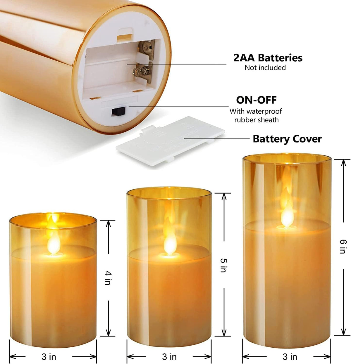 Flameless LED Candles