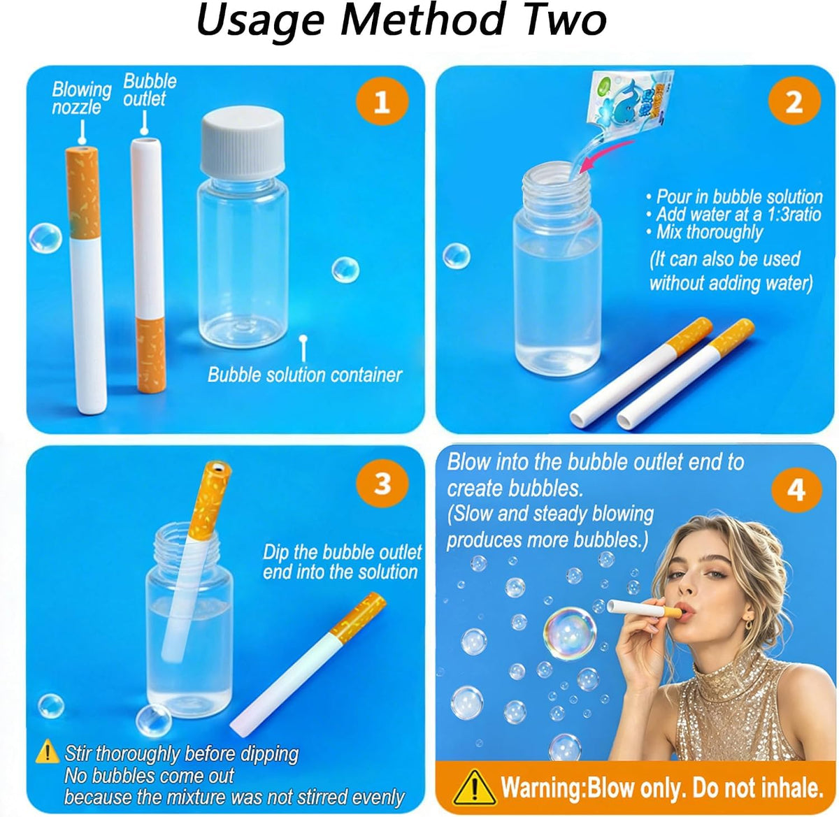 Bubble Cigarette Pack