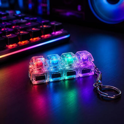 Fidget Keyboard Keychain