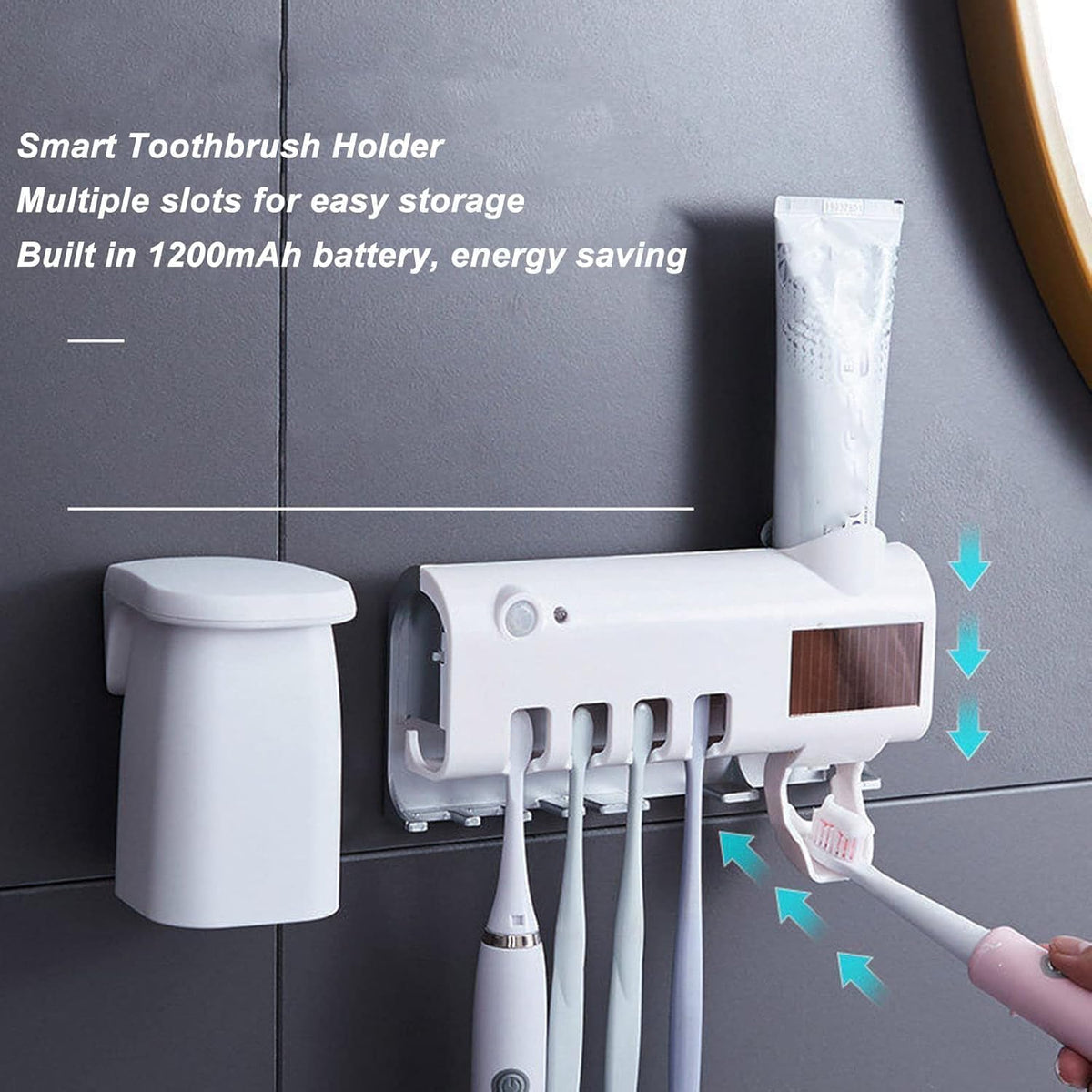 UV Toothbrush Sterilizer & Dispenser
