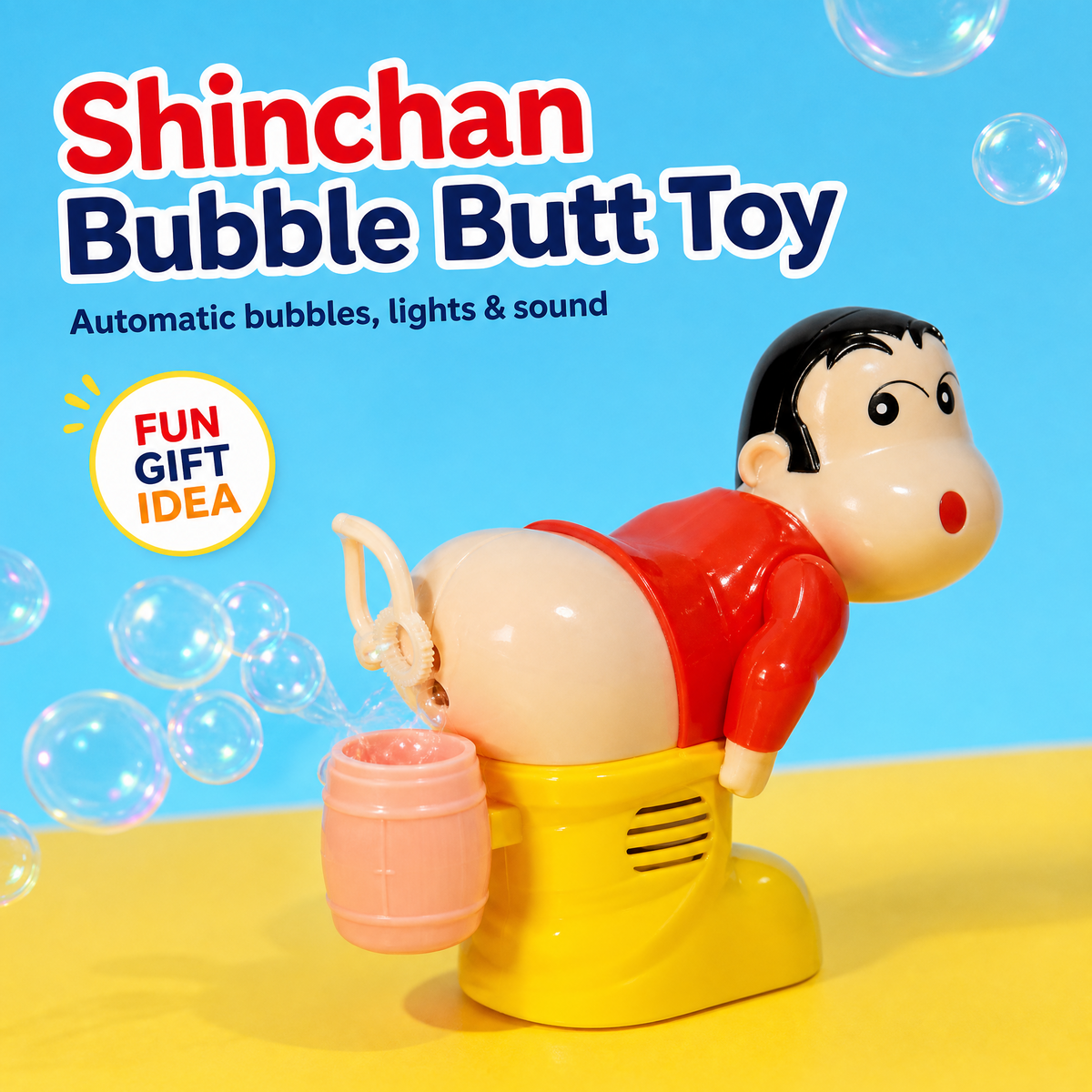 Shinchan Bubble Butt Toy