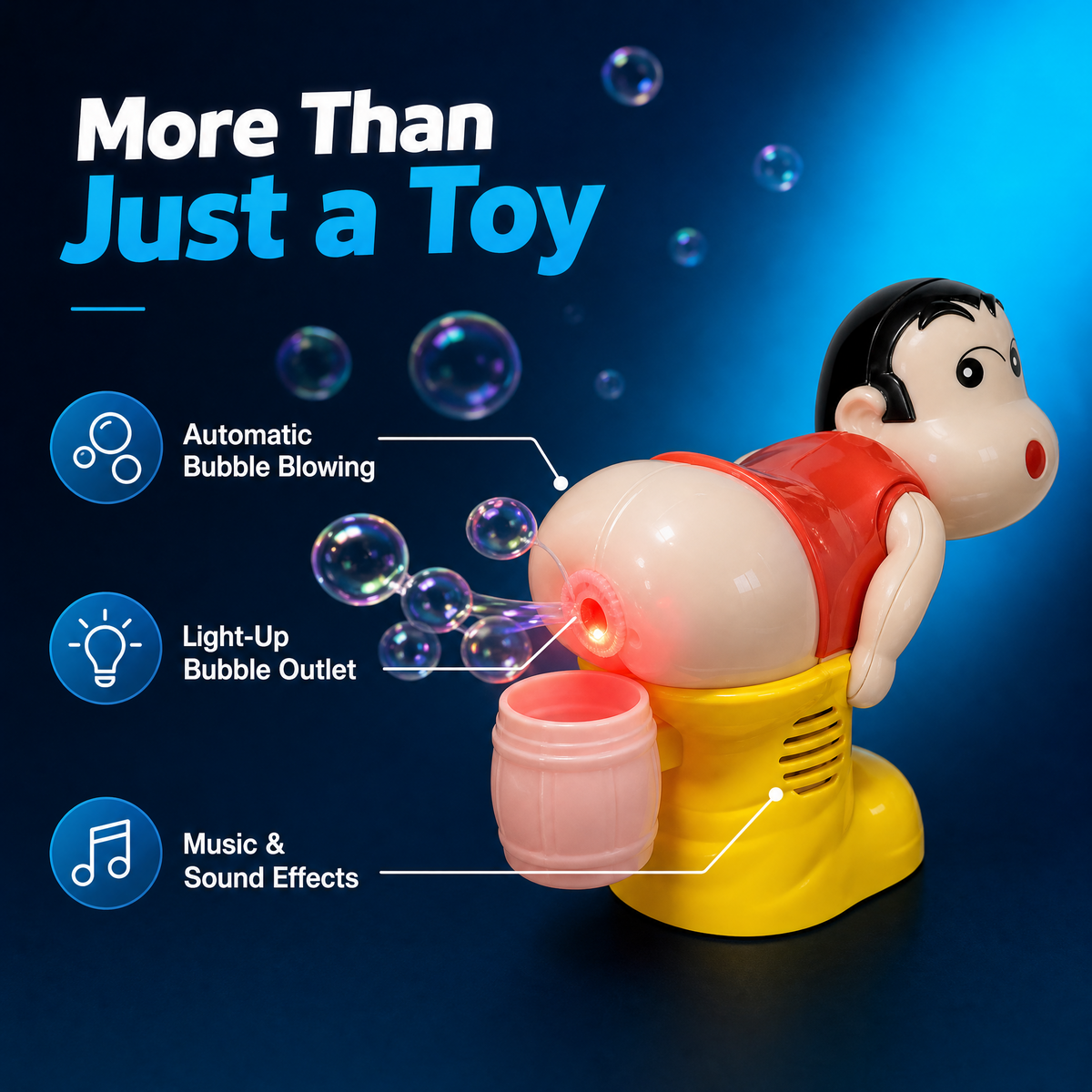Shinchan Bubble Butt Toy