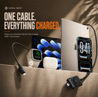 Duo Charge™ | 100W 2-in-1 USB-C + Apple Watch Charging Cable