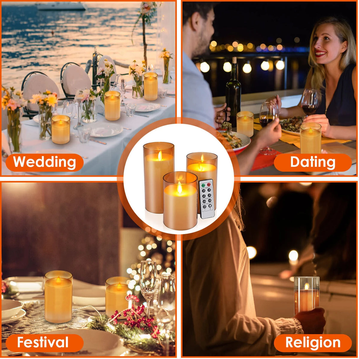 Flameless LED Candles