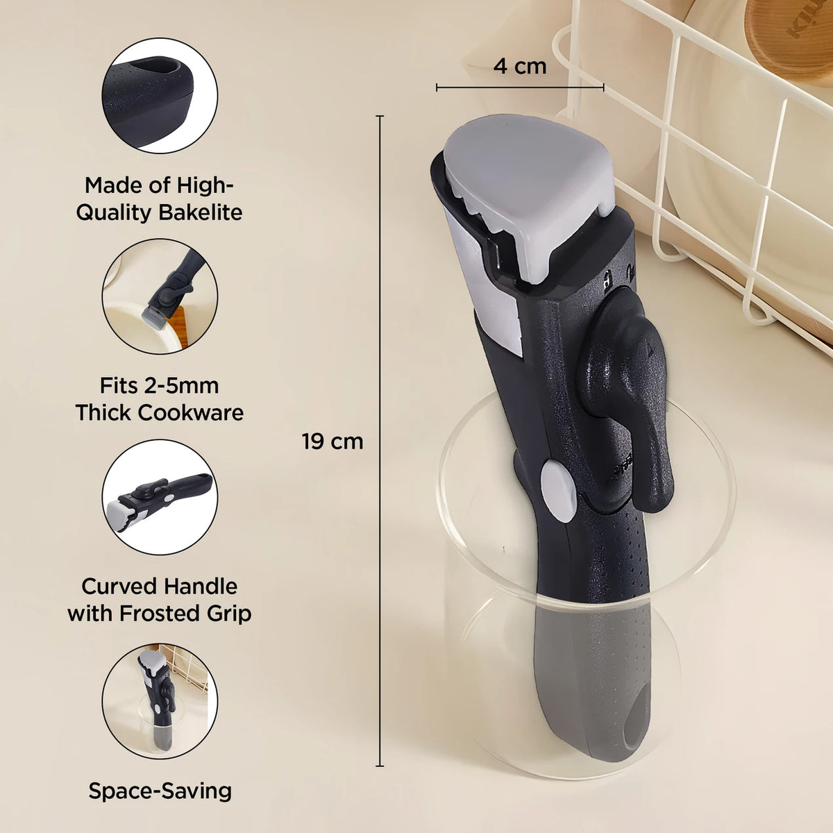 Detachable Cookware Handle