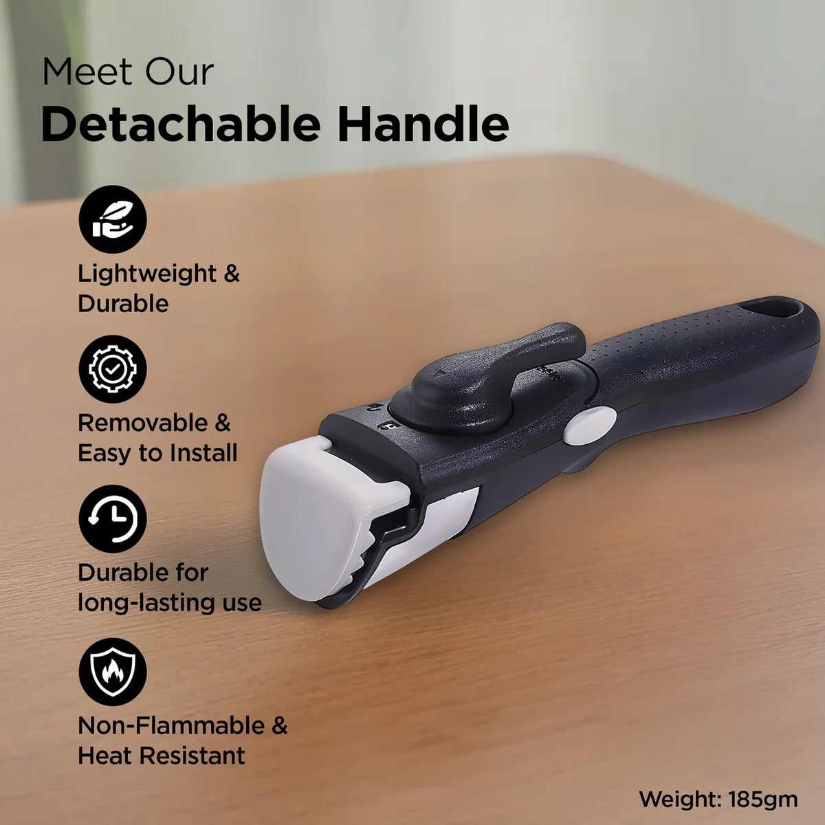 Detachable Cookware Handle